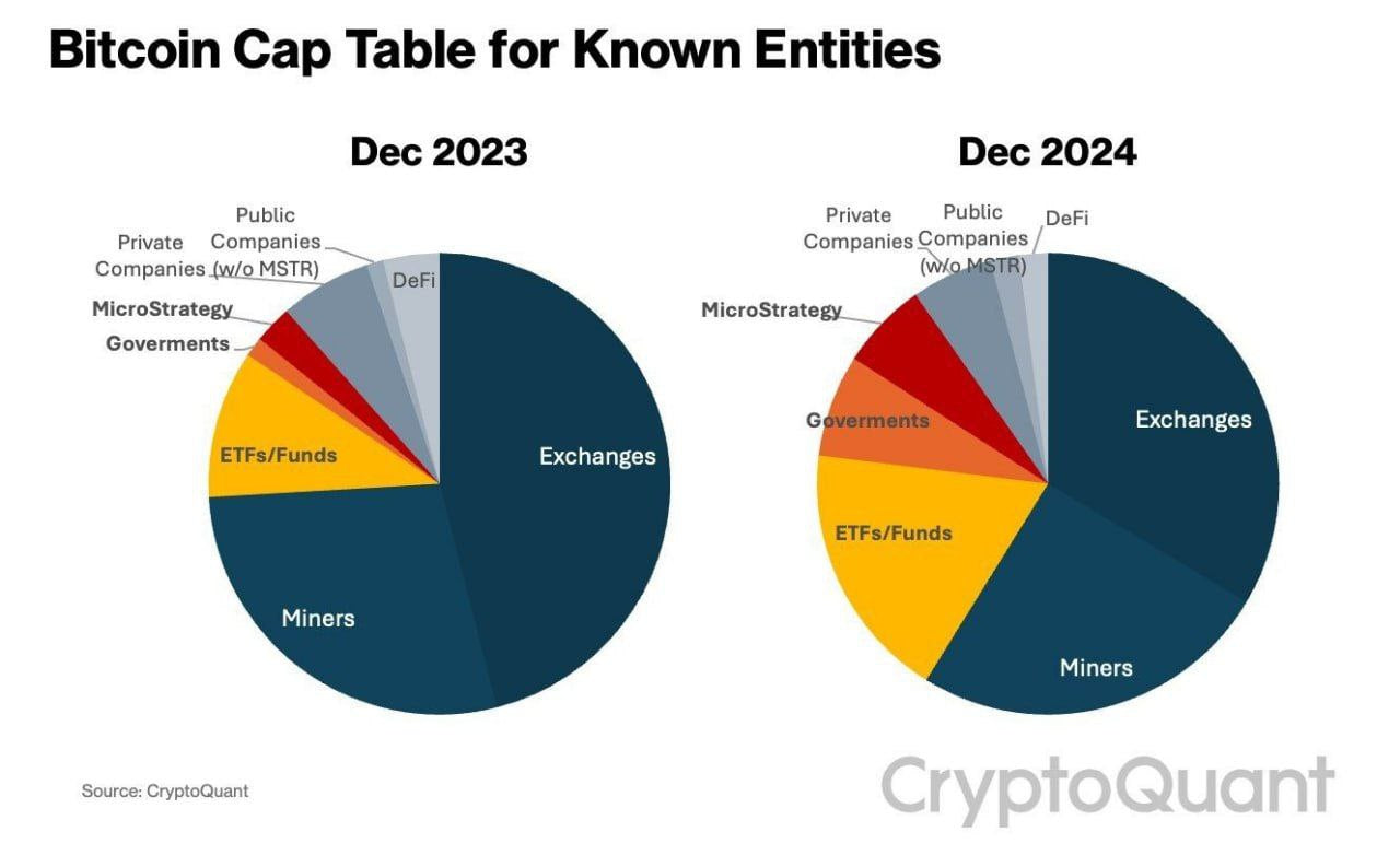 Regierungen und MicroStrategy verstärken ihre Bitcoin-Reserven: Anteil steigt auf 31 %